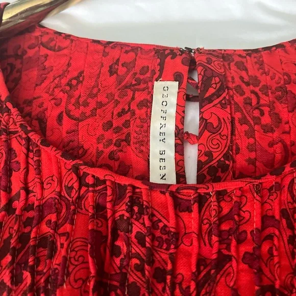 Vintage 1960’s Geoffrey Beene gown with mink cuffs - Picture 2 of 14